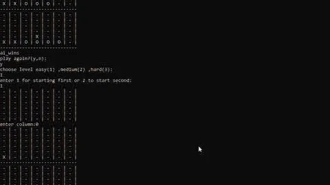 Connect4 AI Agent with alpha-beta pruning