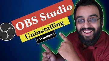 How to Uninstall OBS on Windows
