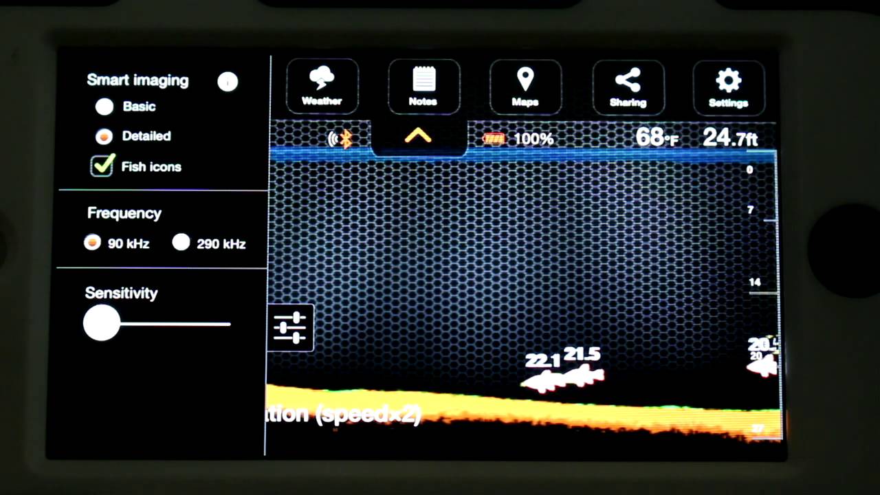 How to use the Deeper Wireless Fish Finder App 
