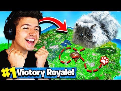 Using A CAT To WIN FORTNITE Battle Royale!