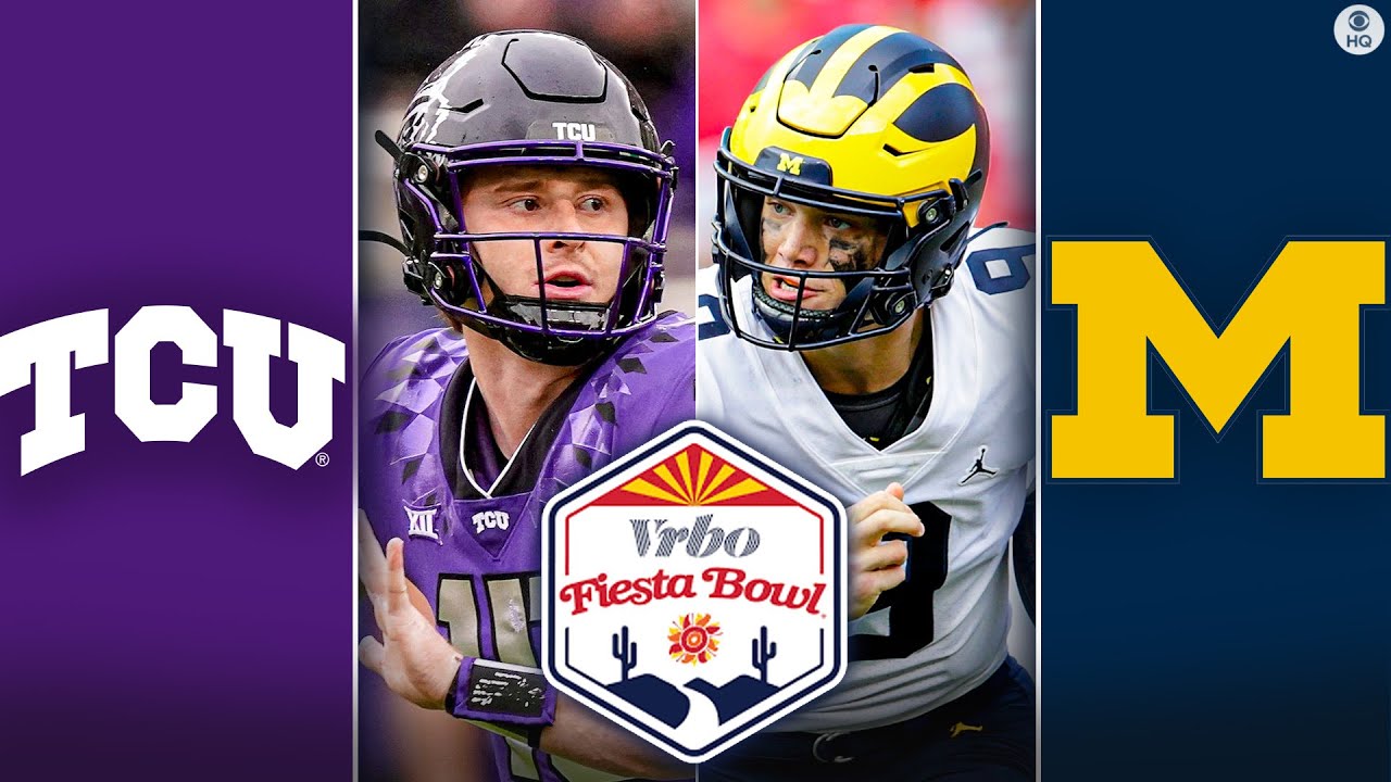 2022 Fiesta Bowl No. 3 TCU vs No. 2 Michigan GAME PREVIEW CBS Sports