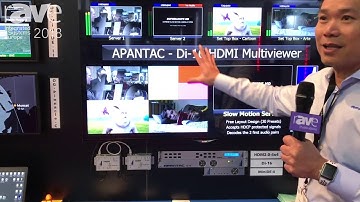 ISE 2018: Apantac Exhibits Di-16 HDMI Multiviewer Video Monitoring System