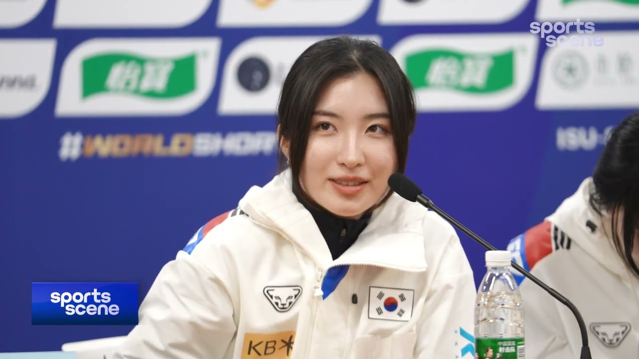 Kim Gil-li glad to win medal with Choi Min-jeong at World Championships｜Short Track｜South Korea｜쇼트트랙
