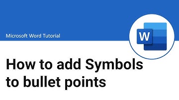 How to add Symbols to bullet points | MS Word Tutorial