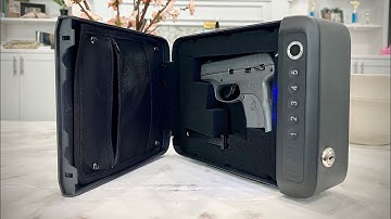 ONNAIS Portable Gun Safe with Fingerprint Reader