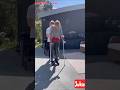 Amputee lady adaptive crutches user | exploring mobility #crutching