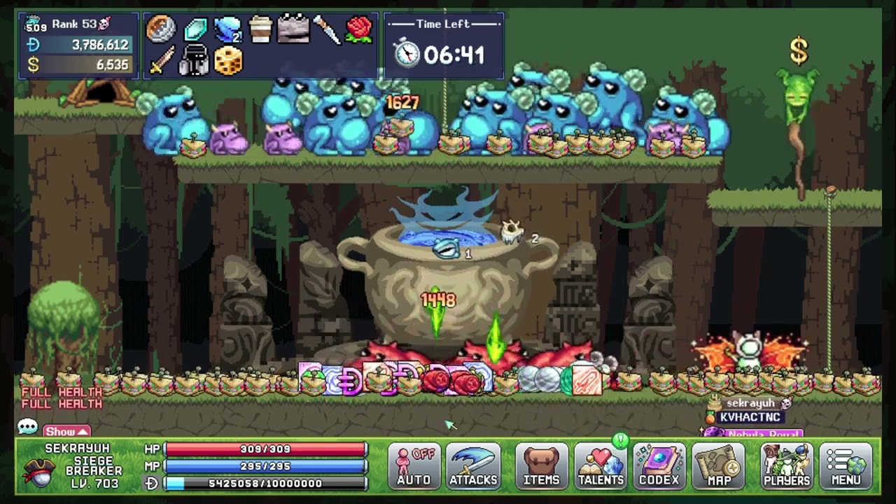 idleOn | World 1 Dungeon with Siege Breaker | NO Horn run