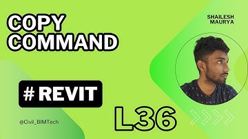 Revit Tutorial Lecture 36 | How to Use the Copy Command in Revit | Revit 2022