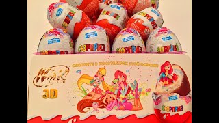 36 Киндер Cюрпризов,Unboxing Kinder Surprise Eggs Winx Club игрушки по мультику Феи Клуб Винкс 36 Киндер Cюрпризов,Unboxing Kinder Surprise Eggs Winx Club игрушки по мультику Феи Клуб Винкс