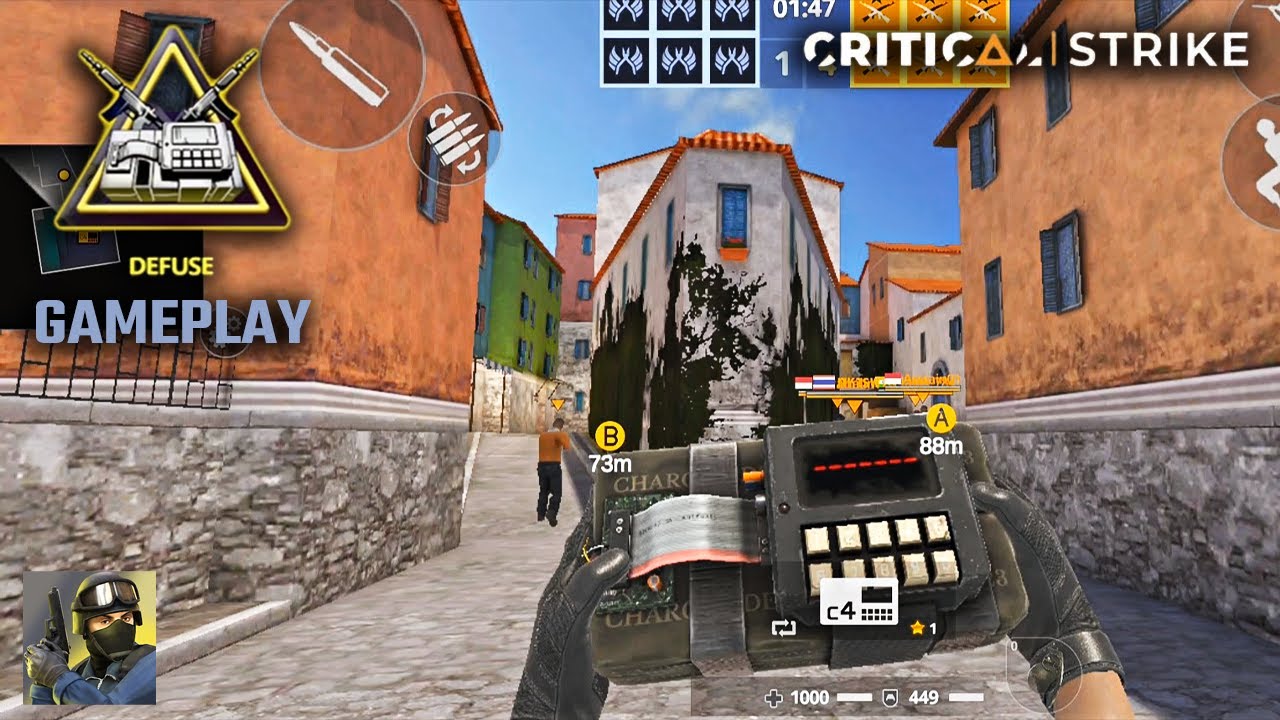 Critical Strike CS: Online FPS - Defuse Bomb Gameplay 