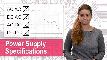 Specifications of Power Supplies: Line, Load Regulation, Efficiency, PSRR, Dropout, Characteristics
