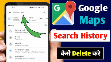 Google map me search history kaise delete kare || How to delete google map search history 🔥🔥