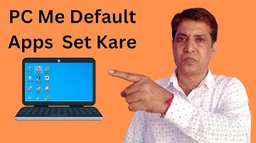 PC Me Default Apps Ki Setting Kare | Windows 10 Computer Me Default Apps Ki Detting Kaise Karen
