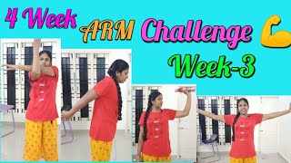 கை சதை குறைய 6 எளிய பயிற்சிகள் | 4-Week Arm Challenge - Week-3 in Tamil |   | How To Reduce Hand Fat