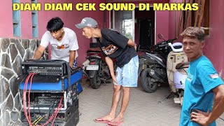 Diam diam riswanda Mahardika cek sound di markas