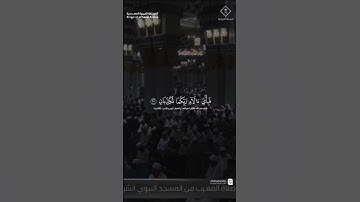 مقتطف من تلاوة فضيلة الشيخ #صلاح_البدير من صلاة المغرب السبت ٢٩ صفر ١٤٤٧