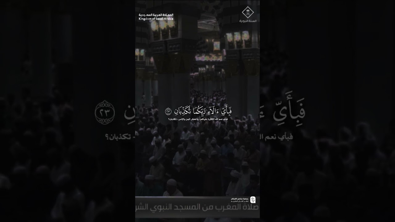 مقتطف من تلاوة فضيلة الشيخ #صلاح_البدير من صلاة المغرب السبت ٢٩ صفر ١٤٤٧
