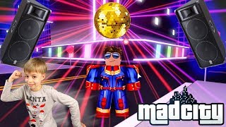 ГРАБИМ ДИСКОТЕКУ в MAD CITY ROBLOX! + Новый КОД! (Обновление Mad City Night Club)