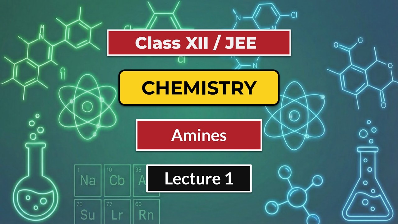 Amines L1 | G12 JEE Chemistry | Delhi CM SHRI Crash Course | 20th Jan, 2026