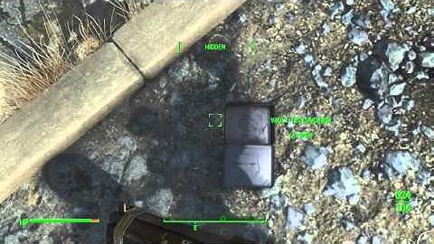 Face inside Vault Tec Lunchbox in Fallout 4