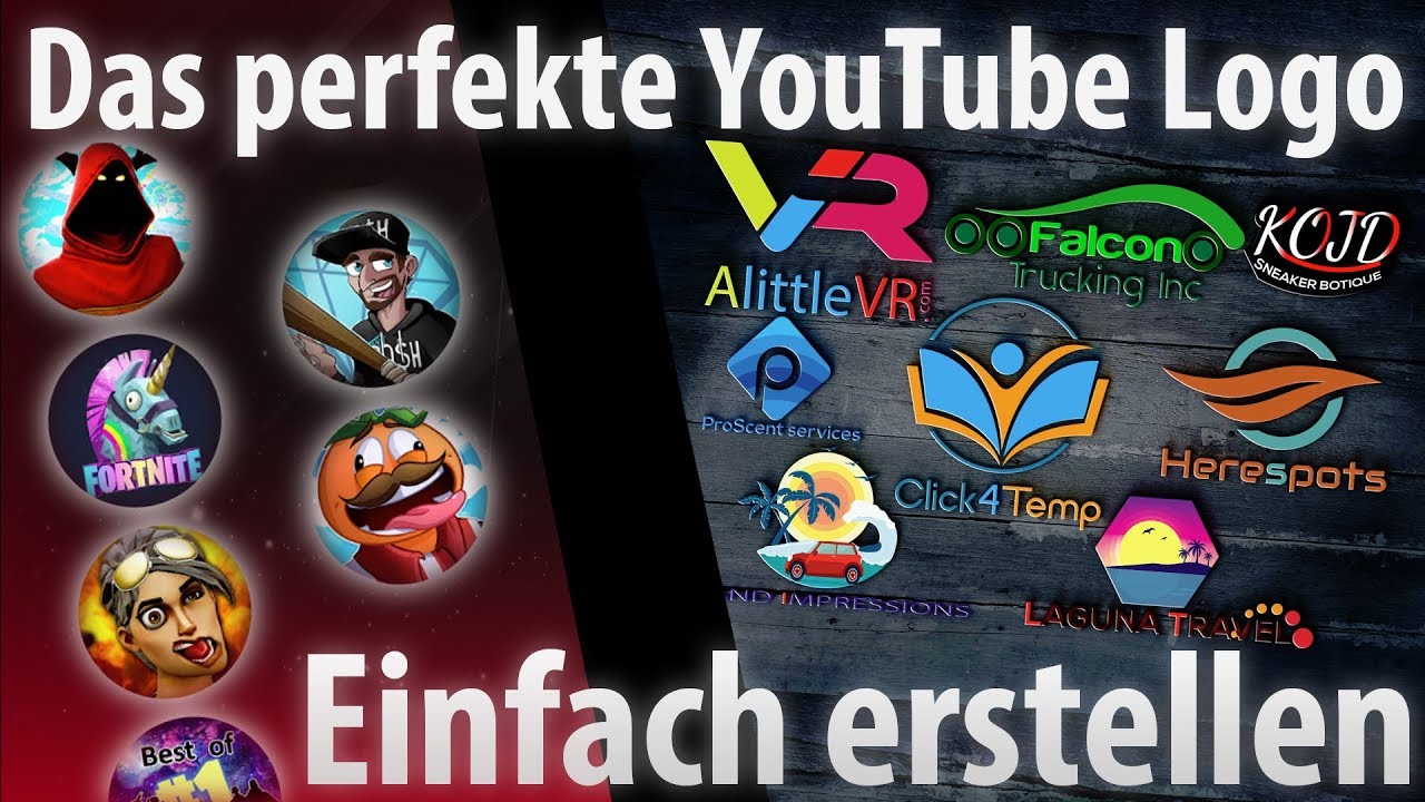 Youtube Logo Erstellen Kostenlos Online Tutorial Einfach Transparent Gratis Deutsch Youtube