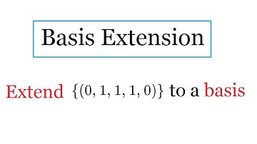 Basis Extension