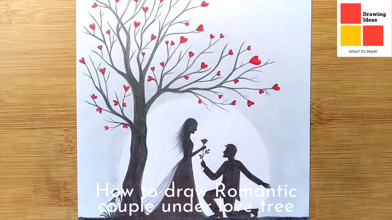 Romantic Propose Scenery How to draw Romantic, What to Draw for