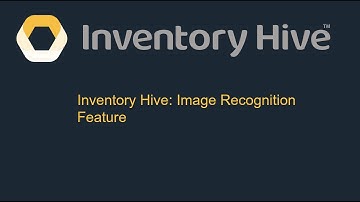Inventory Hive: Image Recognition Feature