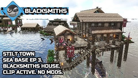 Ark: Survival Evolved - How to Build a House - Genesis Ocean Platform Base Ideas (No Mods)