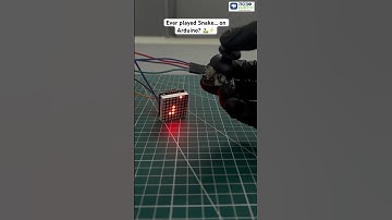 Snake Game on LED Matrix 🐍 | Arduino + Joystick #roboarmy #arduinoproject #robotics #snakegame