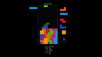 SUB 20 - Tetris Sprint 40L in 19.999