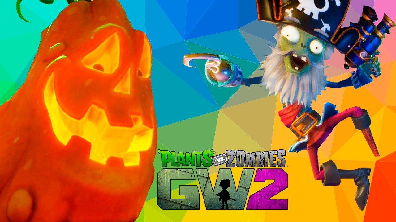 Тыква против зомби. Plants vs Zombies Spooky Squash.