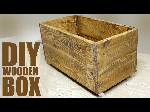 DIY Wooden Box – Pallet Wood Project