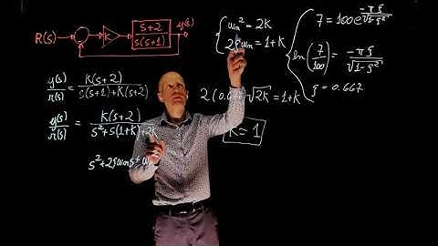 L8E37 Control Systems, Lecture 8, Exercise 37: Transient response.