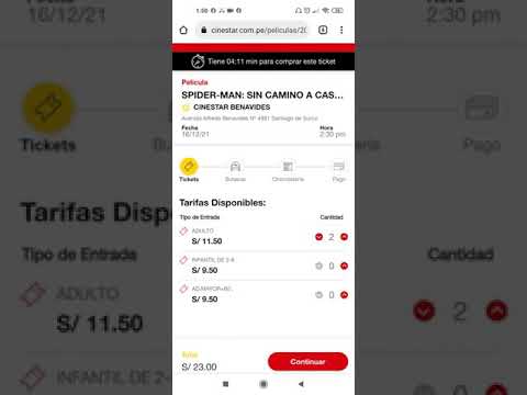 error en Cinemark no deja comprar entradas