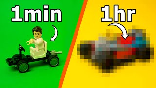 WHAT LEGO CAR CAN I MAKE IN 1 HOUR?