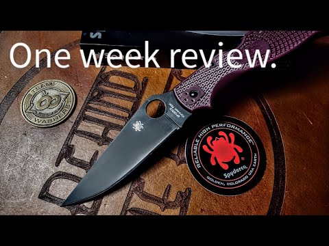 Spyderco Stretch 2 xl Sprint review after one full week of use.