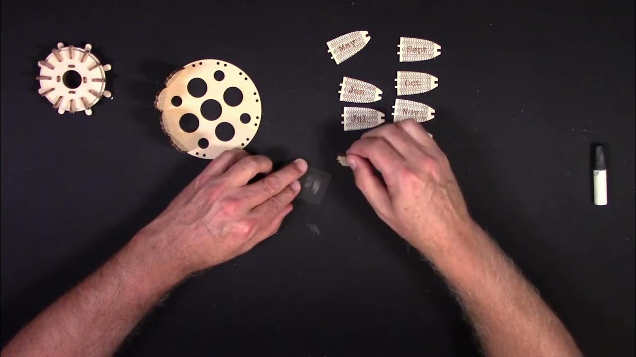 ROKR Time Engine Calendar Time Art LC801 - YouTube