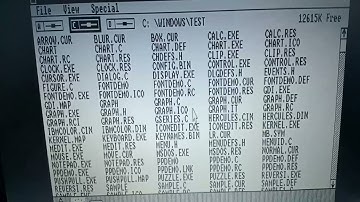 Windows 1.0 Development Release 5 screen