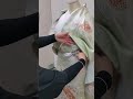 【着物の着付け】#着付け #着物 #帯結び #kimono