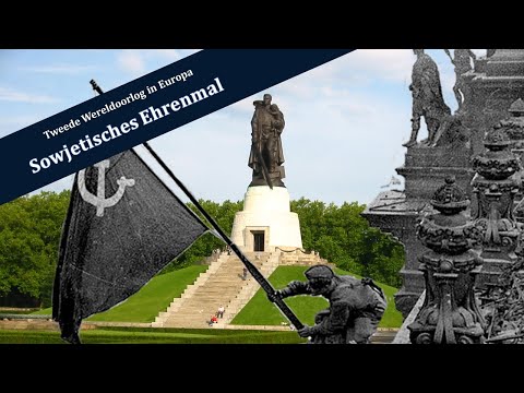 Video: Monument voor de soldaat-bevrijder in Berlijn. Monument in het Berlijnse Treptower Park