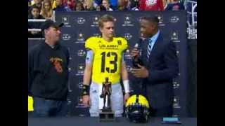 2013 Army Bowl | QB Max Browne, Player Of The Year