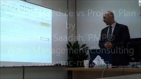 Project Schedule vs Project Plan