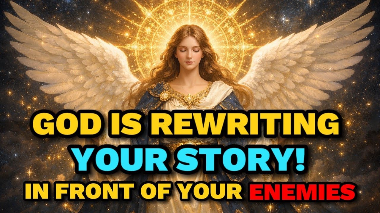 CHOSEN ONE GOD SAYS:I am rewriting your story in front of your enemies!!!”  