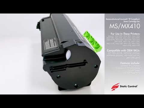 Remanufactured Lexmark® IP Compliant MS/MX410 Toner Cartridge