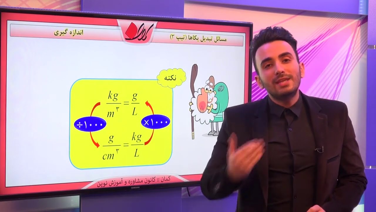 فیزیک دهم   فصل اول   اندازه گیری   مسائل تبدیل یکاهاتیپ 3