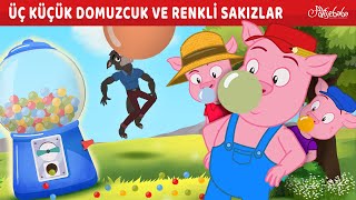 Üç Küçük Domuzcuk Ve Renkli Sakızlar Adisebaba Masallar