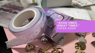 ASMR | Making a Scrapbook Page | No Talking | Ambient Sounds screenshot 4