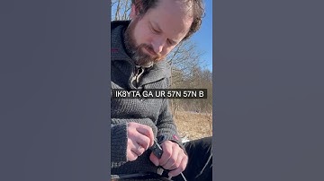 Simple Ham Radio Contact with IK8YTA using Morse Code #hamradio #retro #radiocommunication