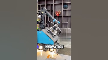 China’s Futuristic Tile-Laying Robot – Zero Human Needed ‼️#technology #innovation #futuretech